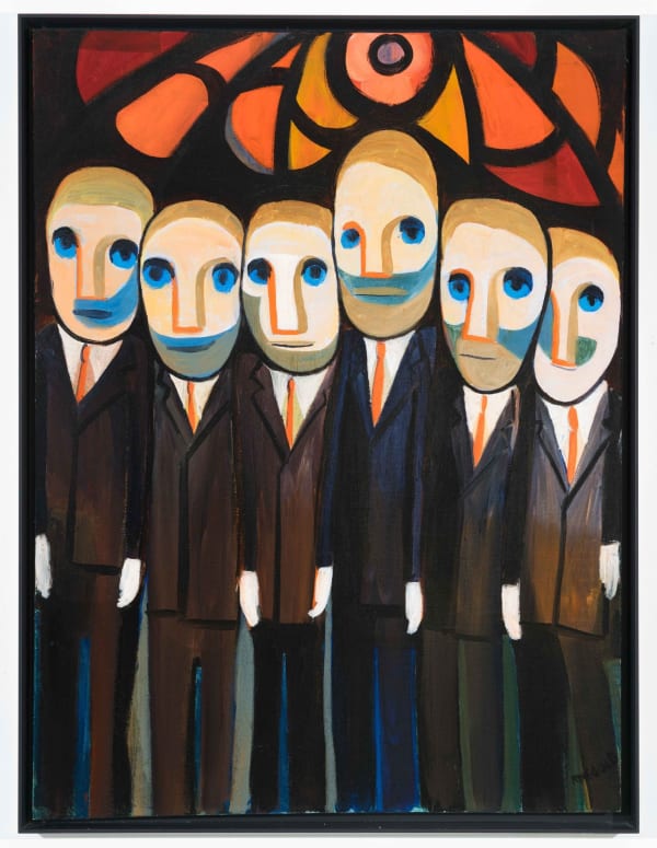 Faith Ringgold, Early Works #15: They Speak No Evil, 1963