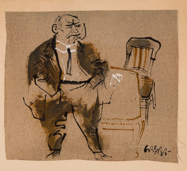 Man and Chair (from the Political Series)