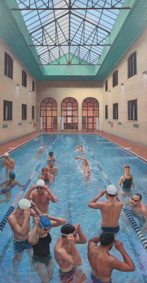 Circle Pattern (Metropolitan Pool, Williamsburg, Brooklyn), 2022