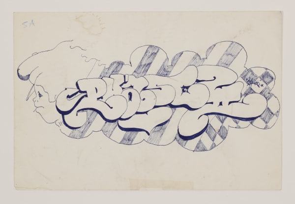 Phase 2 Logo Bubble Phase2, 1974 Ink on paper 6 x 9 in. 15.2 x 22.9 cm