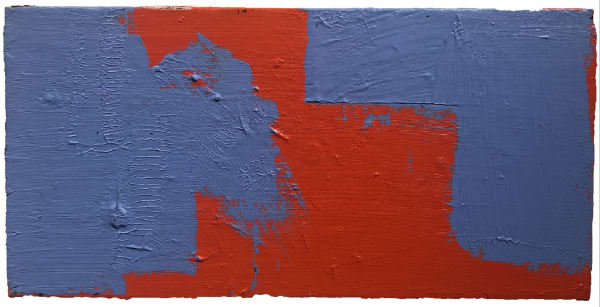 untitled (blue on red), 2005