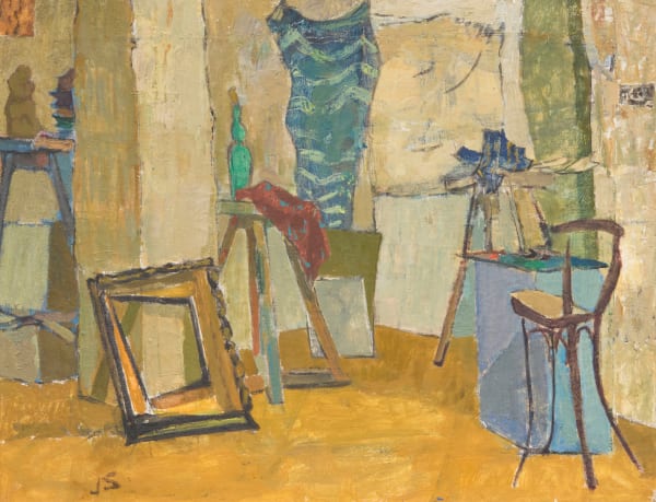 Joseph Solman - Studio Interior