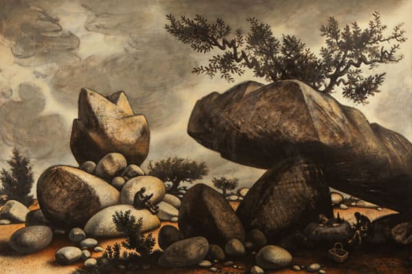 Study for Boulders of Avila, 1971-75