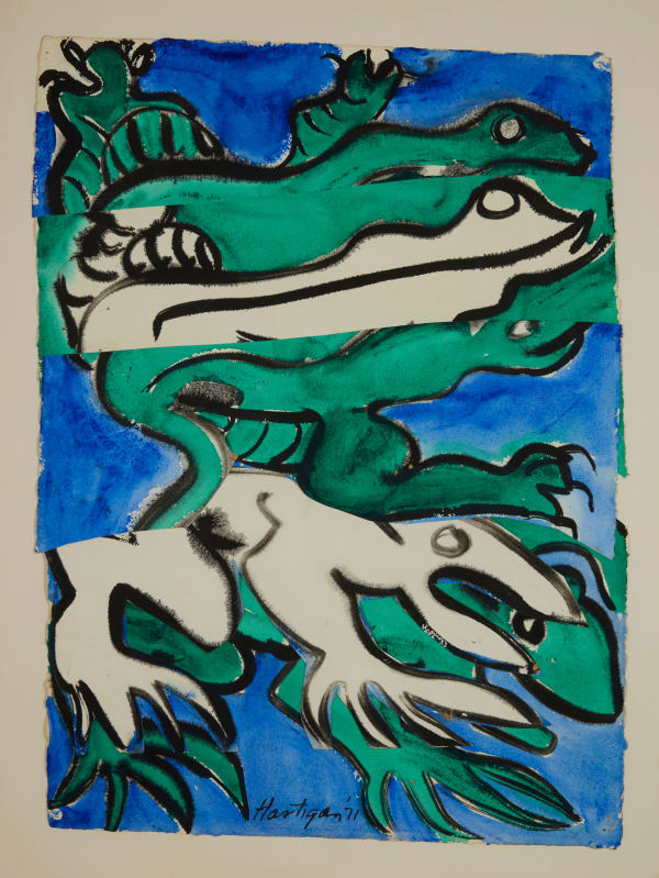 Grace Hartigan, Frog and Lizard, 1971