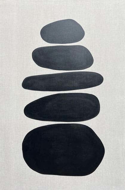 Stephanie Henderson - Floating Cairn in Carbon