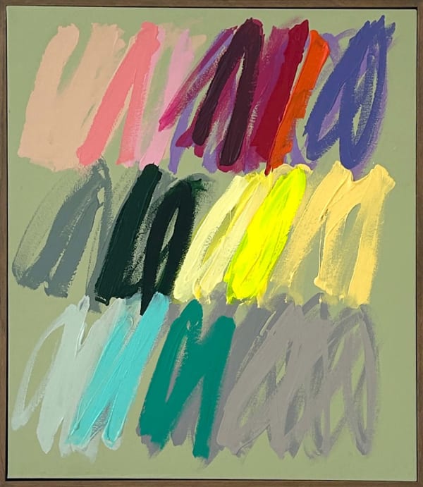 Christina Gschwantner Butterfly II Acrylic on Canvas 27" x 23"