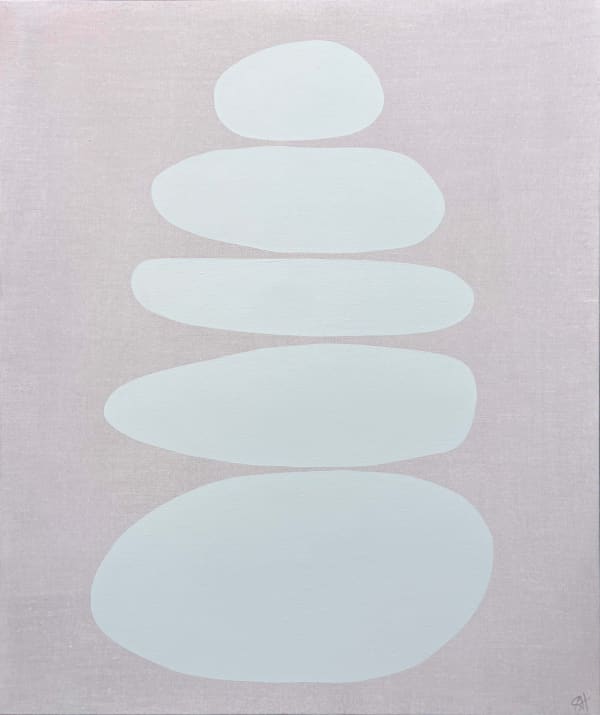 Stephanie Henderson, Floating Cairn Slightly Seafoam