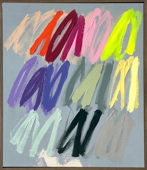 Christina Gschwantner Butterfly Acrylic on Canvas 27" x 23"