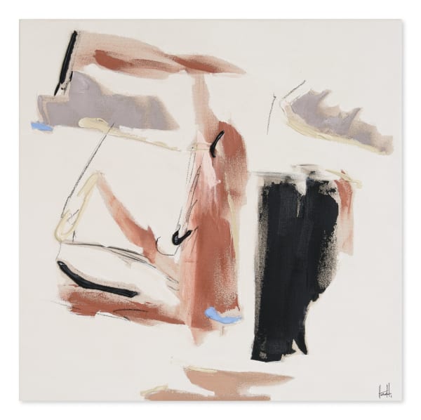 Holly Addi Aube Rouge Study I Acrylic on Canvas 20" x 20"