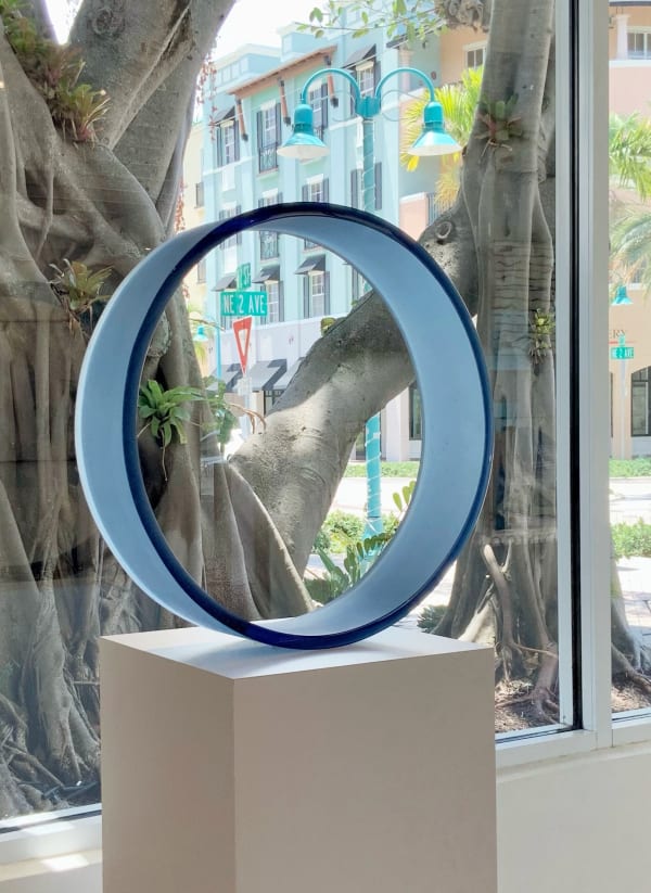 Brian Usher, Circle - Steel Blue