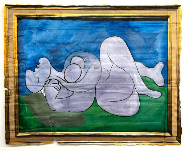 Julio Anaya Cabanding, After Picasso. La siesta, 2022