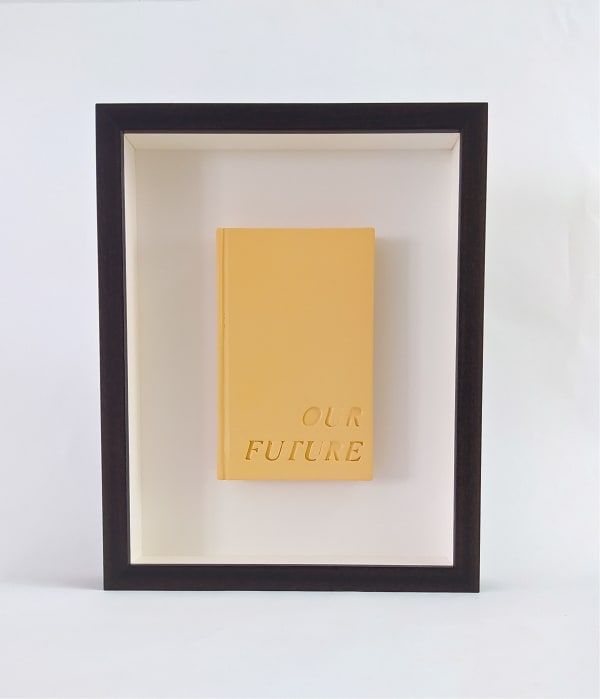Avelino Sala, Our Future. Books for an unwritten history series (yellow), 2020