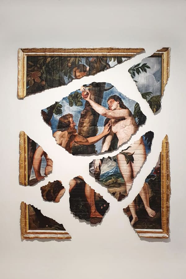 Julio Anaya Cabanding, After Peter Paul Rubens. Adán y Eva, 2023