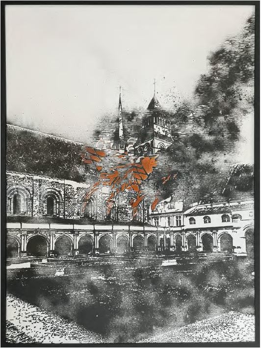 Nicolas Daubanes, La mutinerie de Fontevraud. L'Incendie de l'Abbatiale 1, 2023