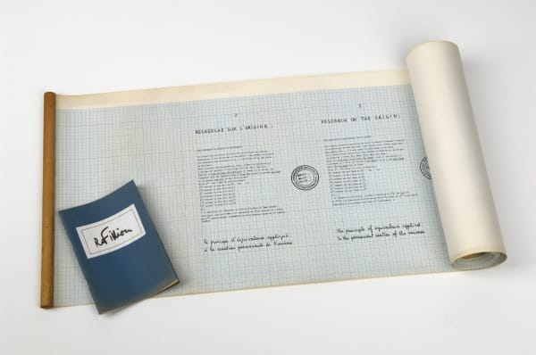 Robert Filliou. Recherche sur l'origine, 1973-74