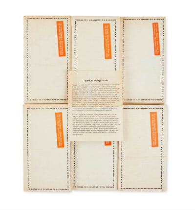 Portfolio "Shit Must Stop" SMS #1-6, 1968