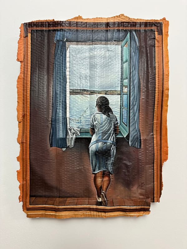 Julio Anaya Cabanding, After Salvador Dalí. Muchacha en la ventana, 2024