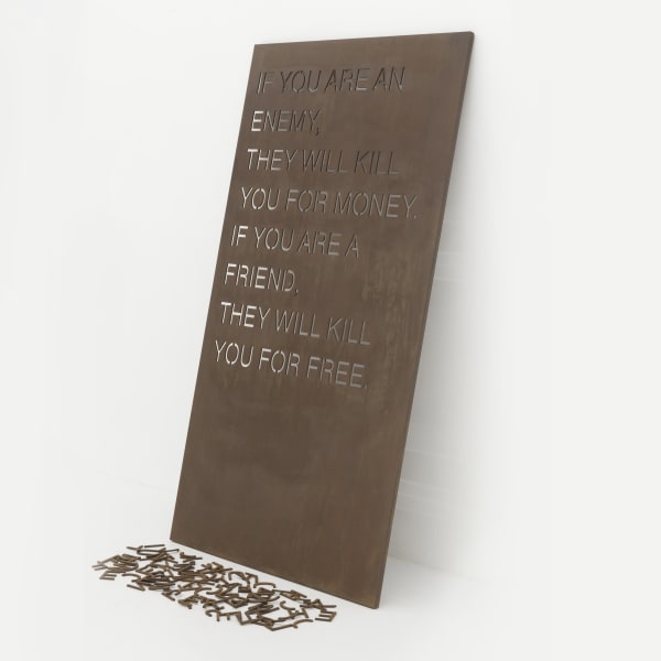 mounir fatmi, Coma Manifesto 04, 2017-2018