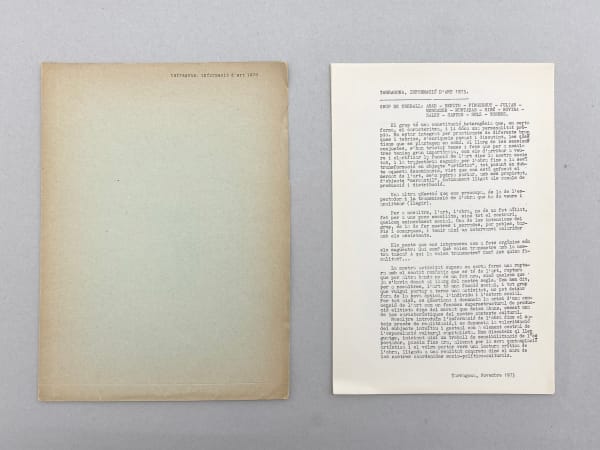 Grup de Treball, Tarragona Informació d'Art, 1973