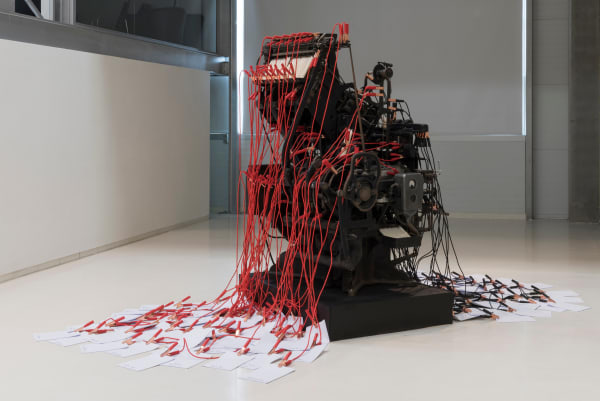 mounir fatmi, The Index and the Machine 01, 2016