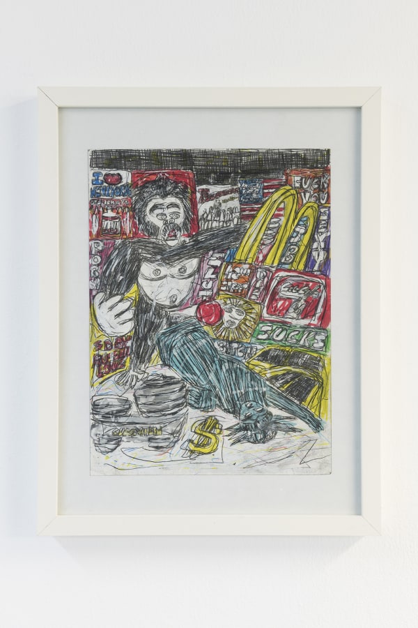 Federico Solmi, King Kong and the End of the World (drawing for Anotes Magazine), 2006