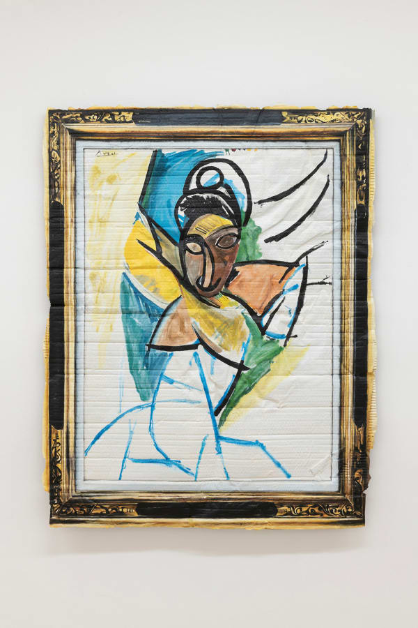 Julio Anaya Cabanding, After Pablo Picasso. Femme (Époque des « demoiselles d´avignon»), 2023