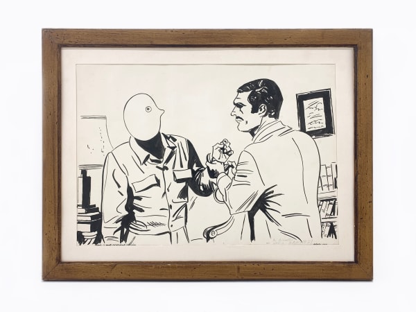 Eduardo Arroyo, El arresto del estudiante Julio López, 1968