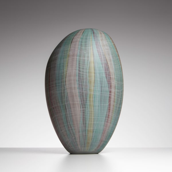 Clare Belfrage, Quiet Shifting in Turquoise and Pink, 2018