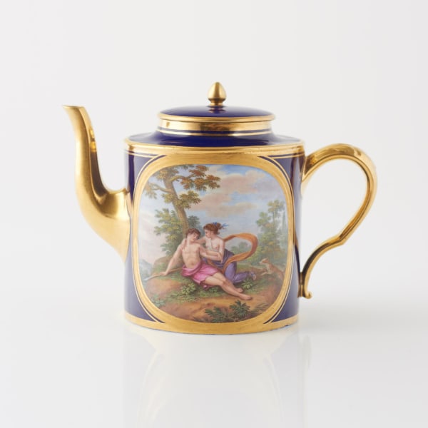 Sèvres Porcelain, A Soft-Paste Sèvres Teapot given by Napoleon to the King of Etruria, 1795