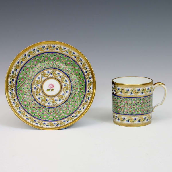 Sèvres Porcelain, A Sèvres Cup & Saucer, 1783
