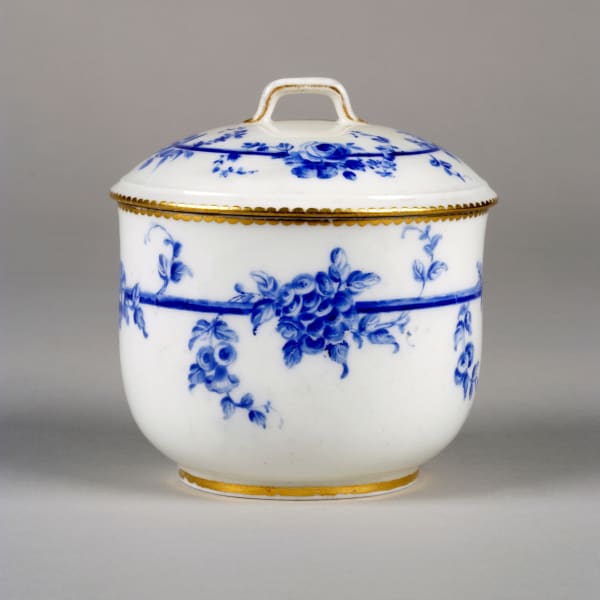 Sèvres Porcelain, A Sèvres Sugar Bowl & Cover, 1761