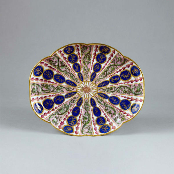 Sèvres Porcelain, A Sèvres Tray, circa 1765