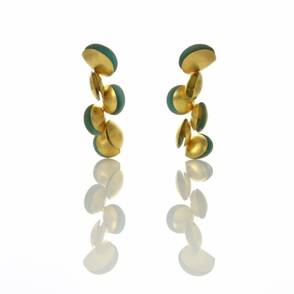 Jacqueline Ryan, Commission for a Pair of Ocean; Long Clam Earrings, 2018