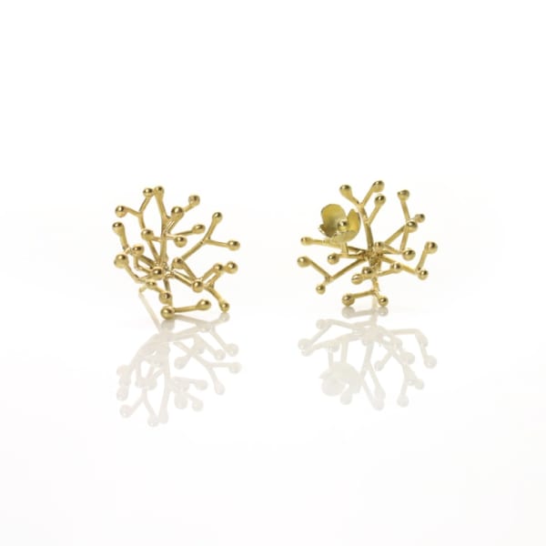 Kayo Saito, Elderflower Buds Earrings, 2017