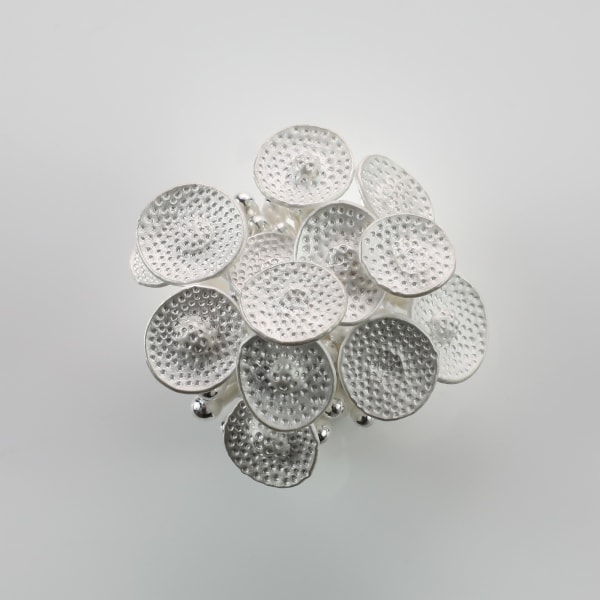 Junko Mori, Silver Organism, Super Mini Fungi, 2025