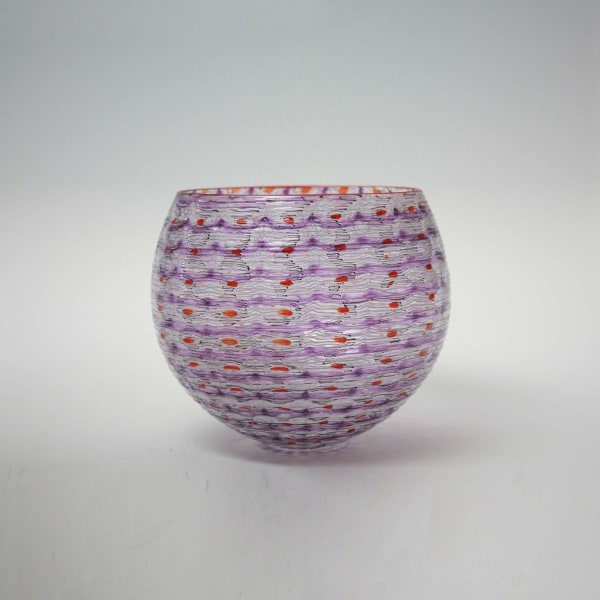 Tobias Møhl, Small Violet & Red Nest Bowl, 2012