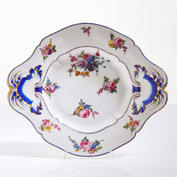 Sèvres Porcelain, A Sèvres Porcelain Tureen Stand, 1768