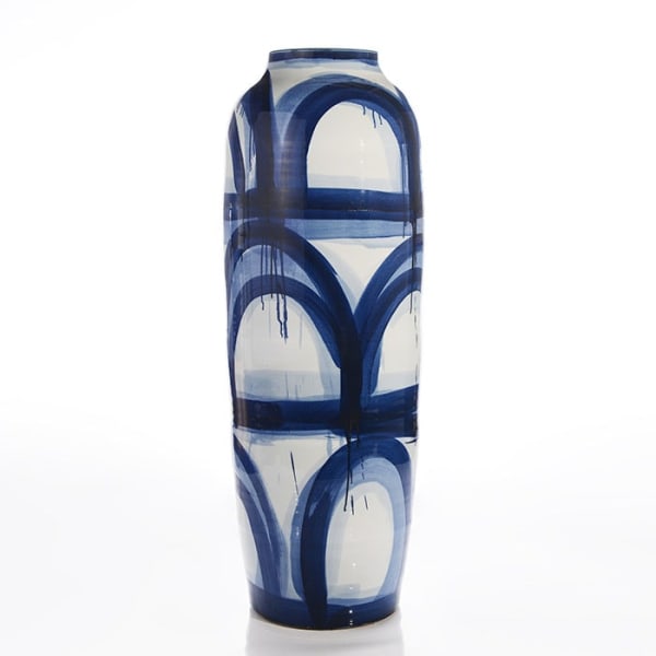 Felicity Aylieff, A Monumental Blue & White Vase, 2022