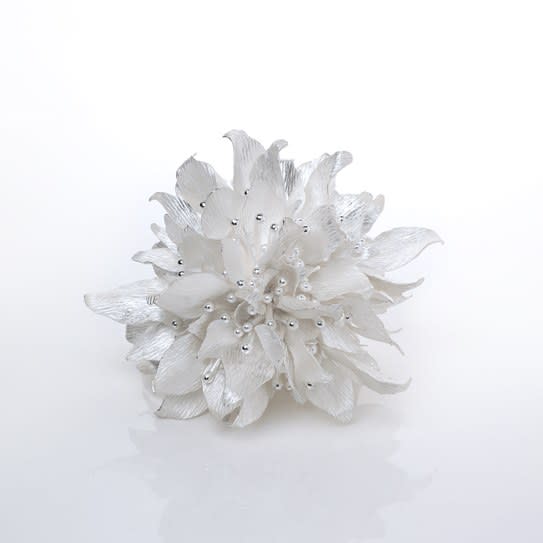 Junko Mori, Silver Organism; Sakura Dew, 2020