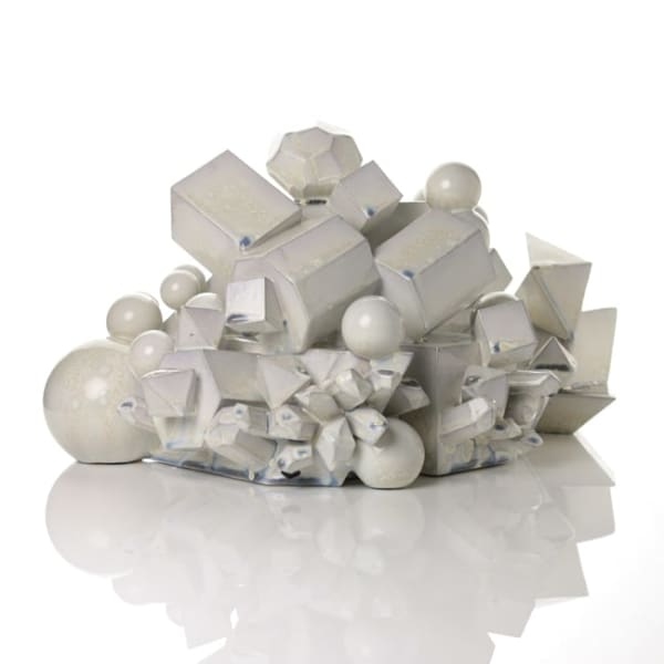 Kate Malone, White Magma Sculpture, 2017