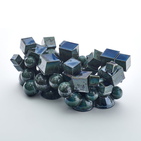 Kate Malone, A Magma and Atomic Layered Landscape, 2020