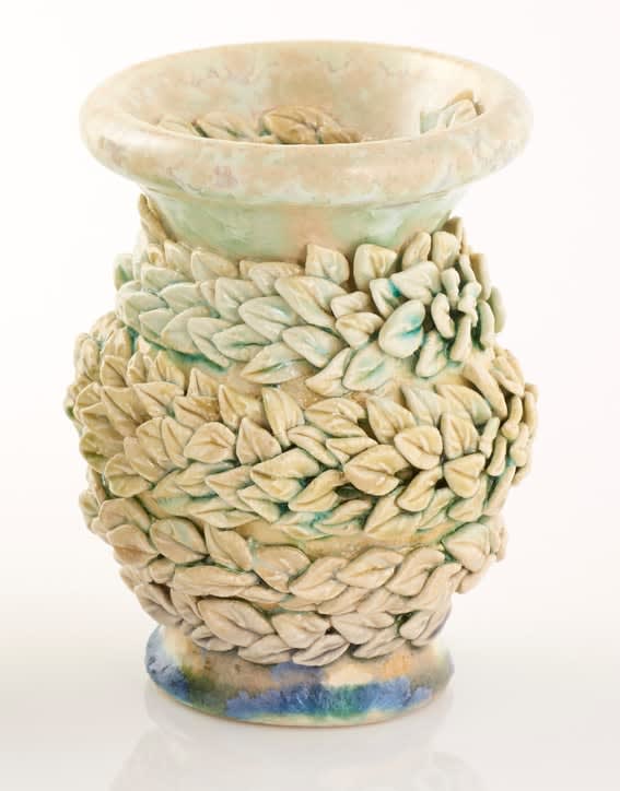 Kate Malone, Baby Bud Winding Alice Leaves Vase, 2016