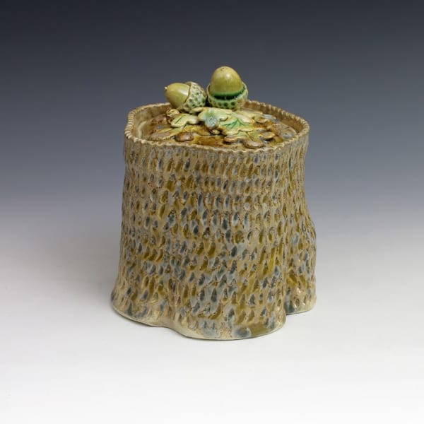 Kate Malone, Small Lidded Oak Jar, 2015