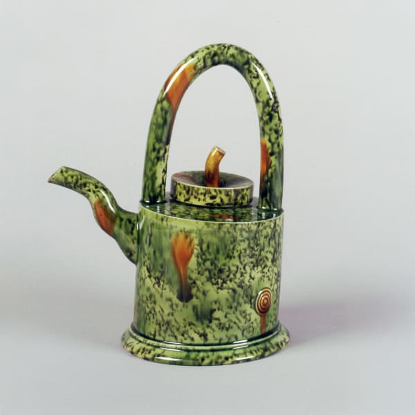Walter Keeler, Green Tea Pot, Whieldon Earthenware, 1998