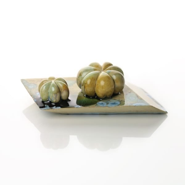 Kate Malone, A Pumpkin Magma Paperweight, 2018