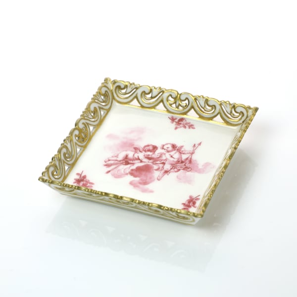 Sèvres Porcelain, A Soft-Paste Sèvres Porcelain Tray, 1762