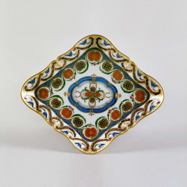 Sèvres Porcelain, A Sèvres Porcelain Tray for a Tea Service, circa 1761-65