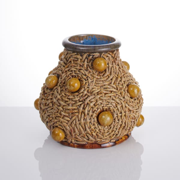 Kate Malone, A Radiating Woven Atomic Pot, 2018