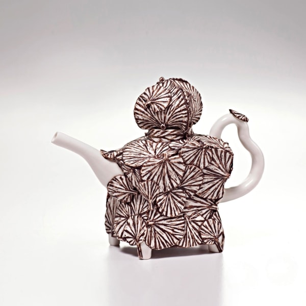 Bruce Nuske, Zebra Leaf Teapot, 2014