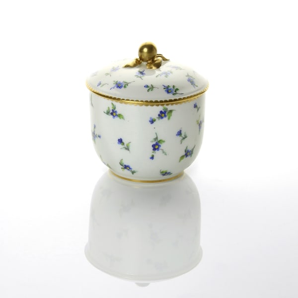 Sèvres Porcelain, A Sèvres Porcelain Sugar Bowl and Cover, 1790